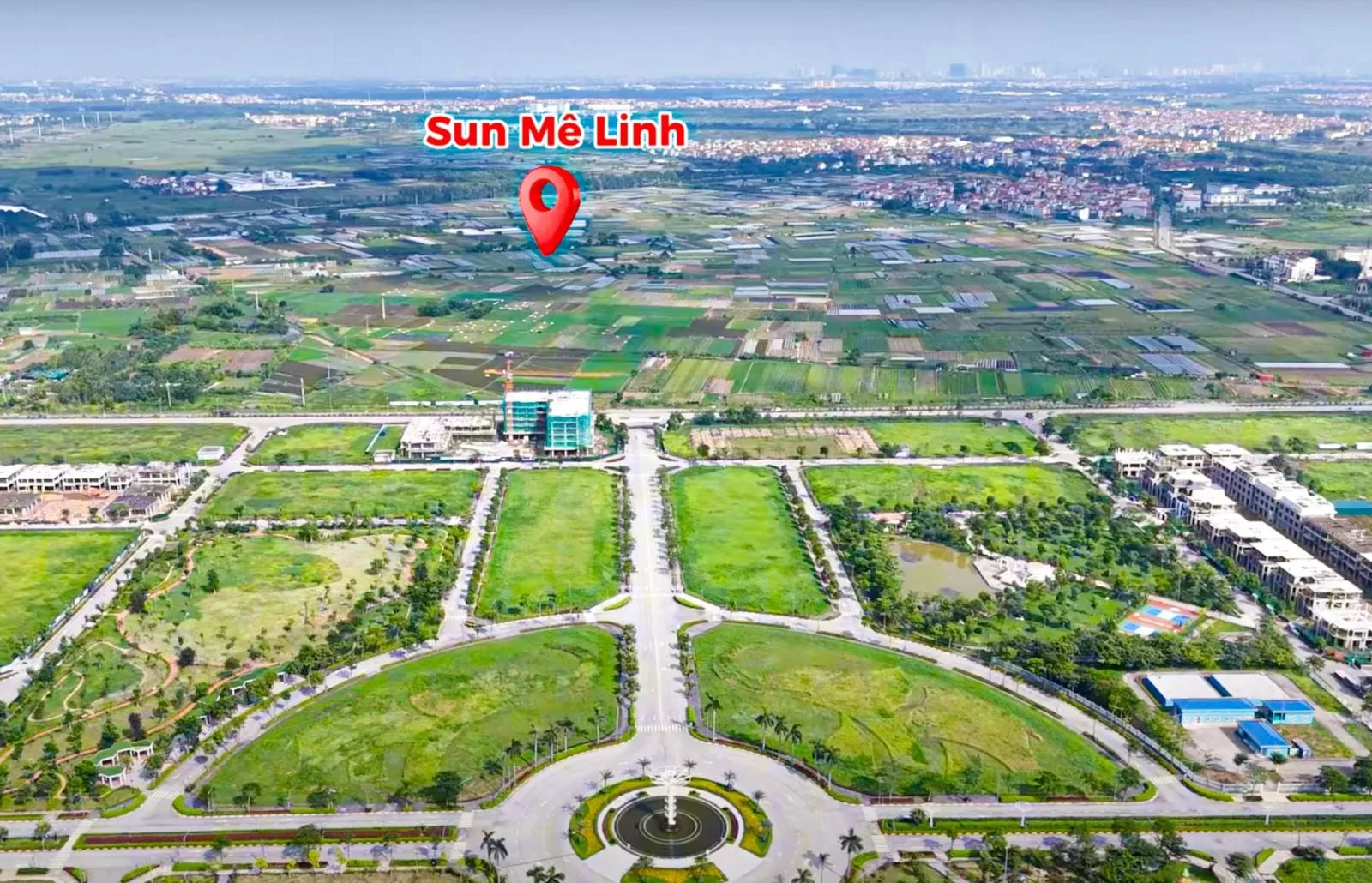 Cập nhật tiến độ xây dựng Sun Mê Linh