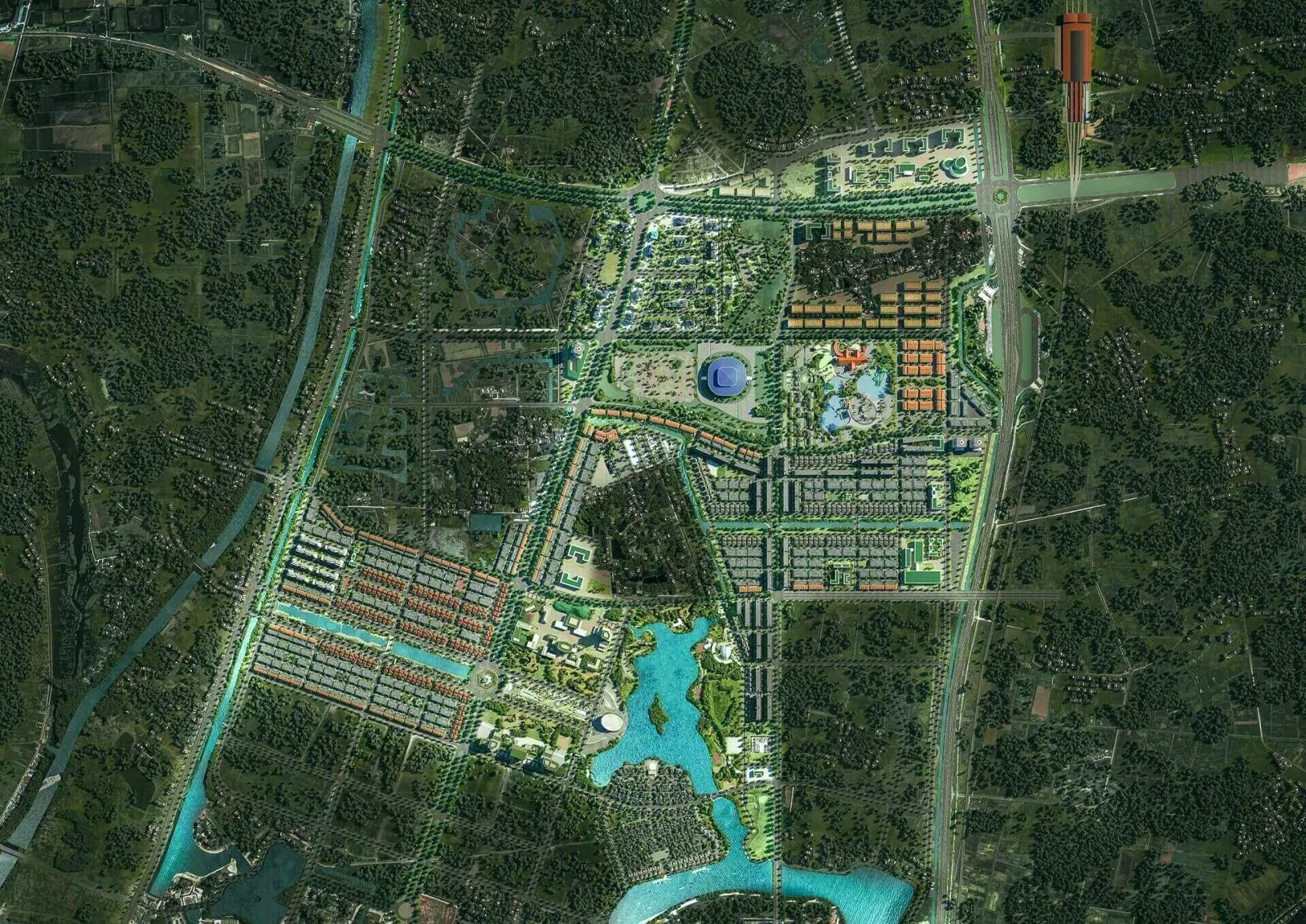 Tổng thể dự án Sun Mê Linh