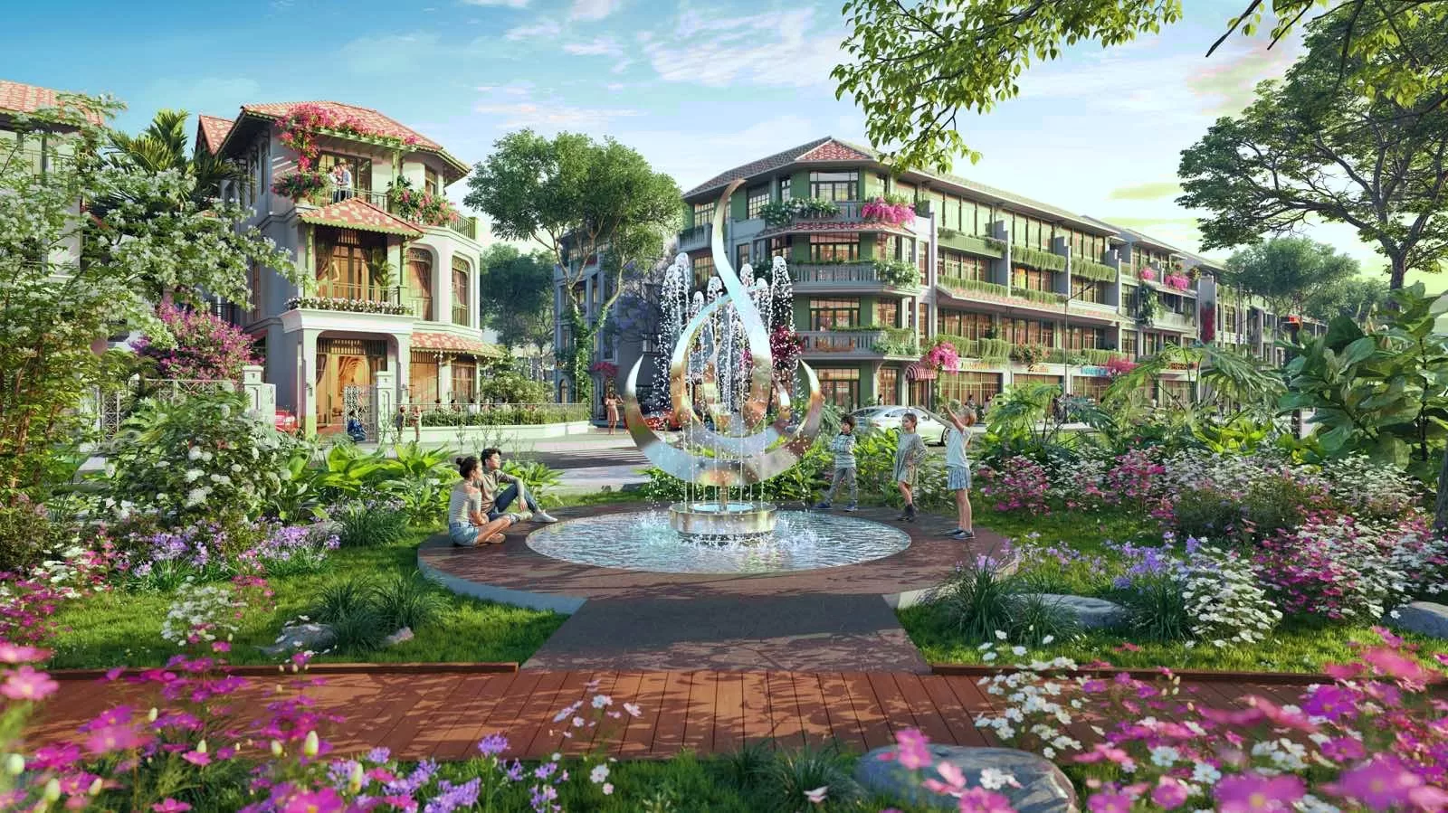 Thiết kế nhà liền kề dự án Sun Mê Linh